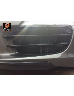 Grilles de protection noires - Kit complet calandre pare-chocs AV # 991.2  Carrera GTS